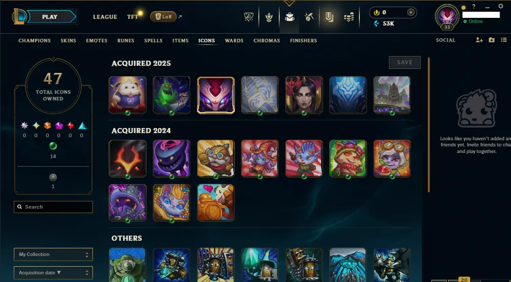 🌎EUW🏆 Solo 🔰 Silver 3 🏆 Flex 🔰 Emerald 4❄️+53K  🔥4 Skins 🔰ProJect:Renkton🏆30 Champions ✅️Unverified Email🚀instant delivery